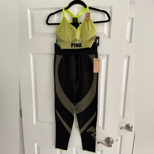 Victoria Secret Pink Sports bra and matching leggings